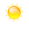 wolkenlos / 94% Sonne